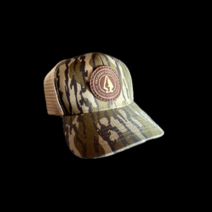 Archery Coffee Leather Patch Hat Bottomland and Balsa Slate