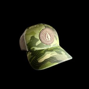 Archery Coffee Leather Patch Hat Tropic Multicam and Loden