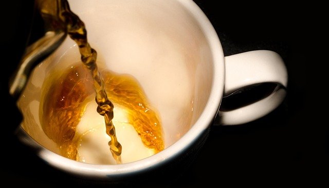 coffee pouring into a cup